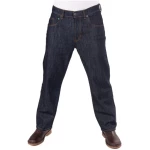 fairjeans Bio-Jeans "LOOSE NAVY" sitzt locker lässig, aus Bio-Baumwolle, fair produziert, GOTS