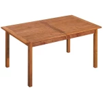 memo Gartenmöbel-Set "Manja", 7-teilig, 6 Stühle, 1 Tisch 170/220 x 90 cm