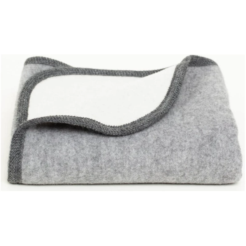 nahtur-design Lodendecke | Warme Wolldecke | Kuscheldecke aus 100% Schurwolle