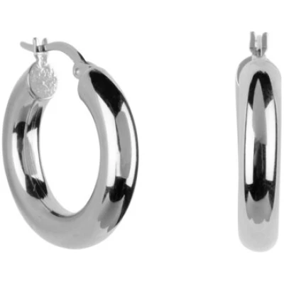 Ana Dyla Aria Hoops silver