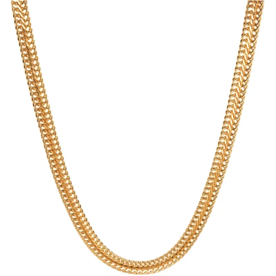 Anna Snake Chain Gold Necklace