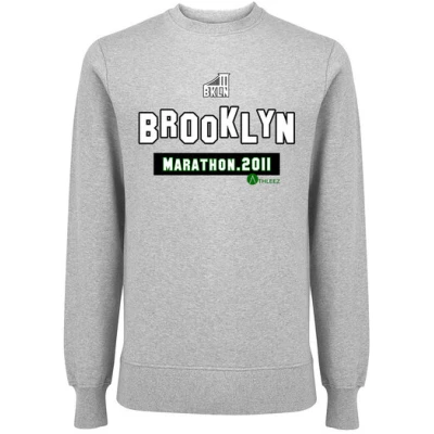 Athleez "Brooklyn Marathon" Sweatshirt - 100% Bio-Baumwolle - 0% Polyester