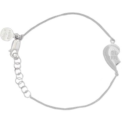 BFF Bracelet - Broken Heart Set - Silver