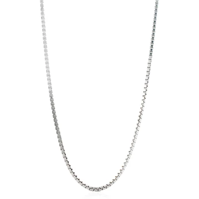 Bahama Box Chain Necklace - Silver