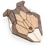 BeWooden Brosche aus Holz "Collie" | Mode Schmuck