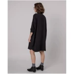 Brava Fabrics Oversize Mao Dress Black