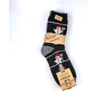 Bruno Barella Winter Thermo Socken aus Alpaka Wolle 3er Pack