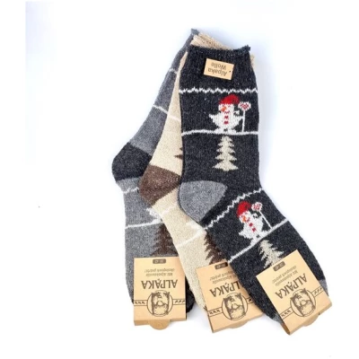 Bruno Barella Winter Thermo Socken aus Alpaka Wolle 3er Pack