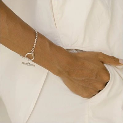 Cher FOB Chain Bracelet - Silver