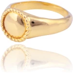 Classic Bowie Signet Ring - Gold