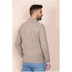 De IONESCU RODNA Strickpullover aus warmer Wolle - Pullover mit Reißverschluss