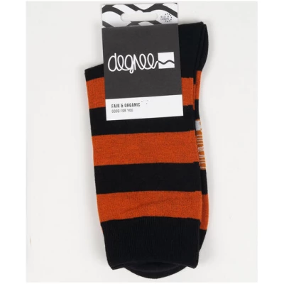 Degree Clothing Socks | Stripes | black-cooper
