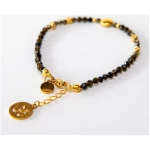 Divasya Yoga-Armband "Protection" mit Gold-Obsidian