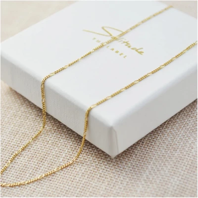 Figaro Necklace - Gold 14k