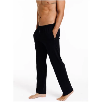 Haasis Bodywear Herren Pyjamahose mit Seitentaschen, Slub Single Jersey, Bio Baumwolle, GOTS zertifiziert