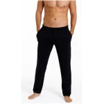 Haasis Bodywear Herren Pyjamahose mit Seitentaschen, Slub Single Jersey, Bio Baumwolle, GOTS zertifiziert