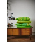 HängemattenGlück Kissenbezug aus reiner Bio Baumwolle 60x60cm Grüntöne