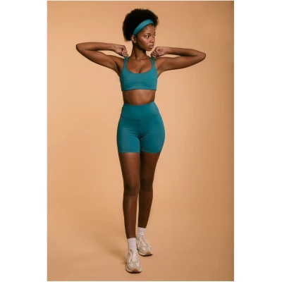 High Waist Workout Shorts - Calipso