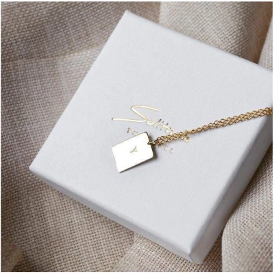Initial Necklace - 14k Gold