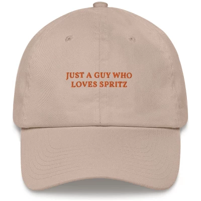 Just a Guy Who Loves Spritz - Embroidered Cap - Multiple Colors
