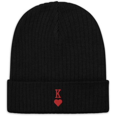King - Recycled Embroidered Beanie - Multiple Colors