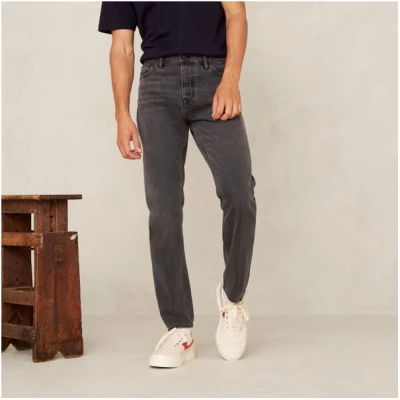 Kings Of Indigo Tappered Jeans - Jerrick Holo Grey Worn