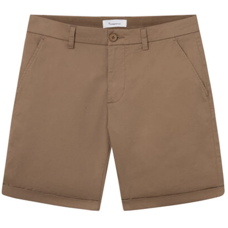 KnowledgeCotton Apparel Shorts - CHUCK regular chino poplin shorts