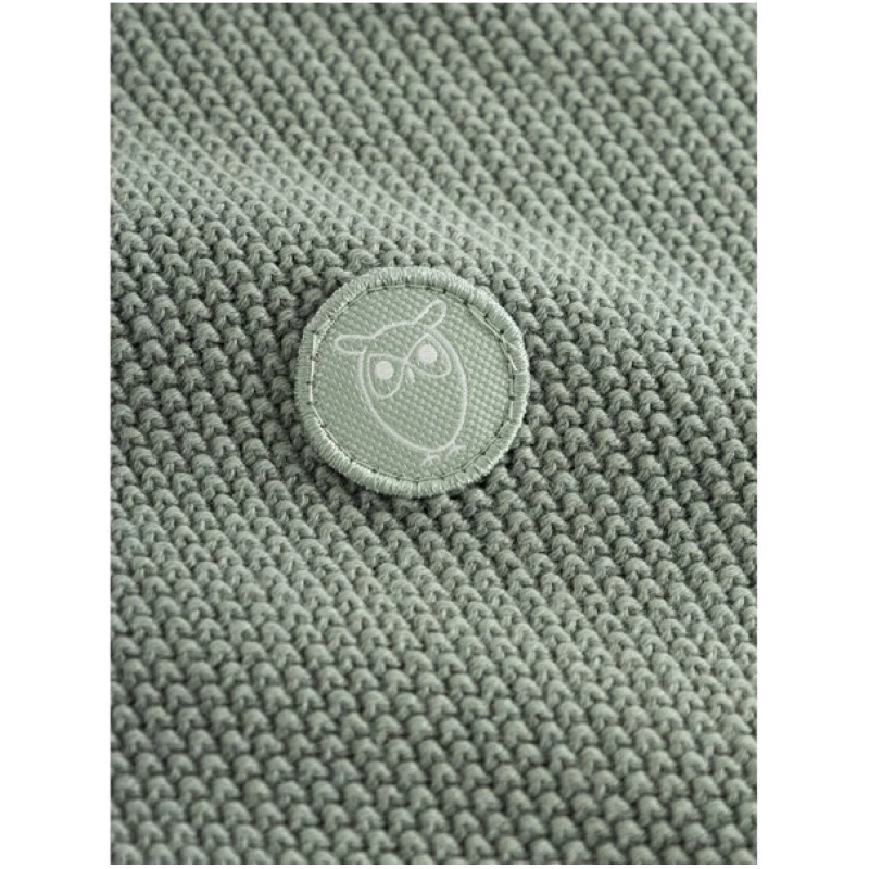 KnowledgeCotton Apparel Strickpullover - FIELD pique badge - aus Bio-Baumwolle