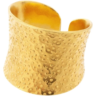 Nudo Gold Dotted Ring (Adjustable)