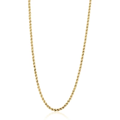 Rhode Island Twisted Rope Chain - Gold