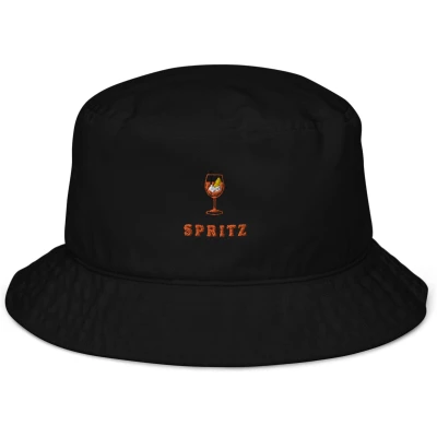 Spritz - Organic Embroidered Bucket Hat - Multiple Colors