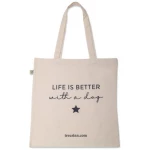 Treusinn Canvas Shopper "Life is better"