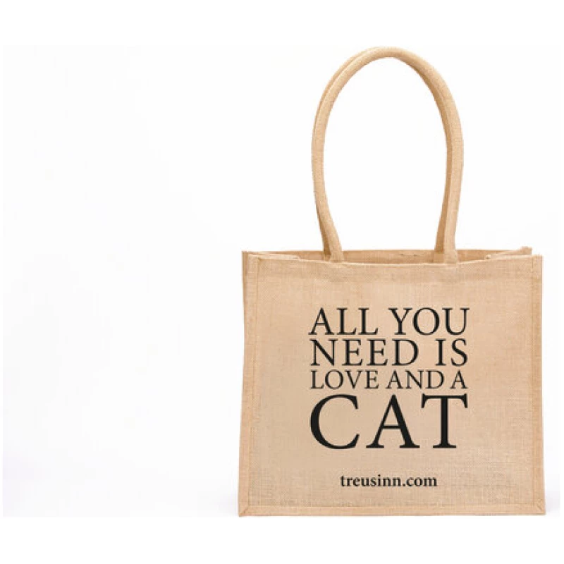 Treusinn Eco Shopper "All you need is love...and a cat"