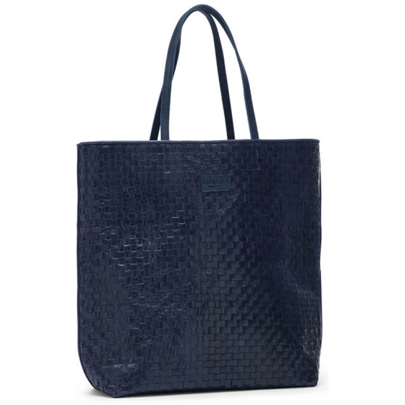 Uashmama Italienische Handtasche/Shopper Tosca - aus Zellulose im Lederlook