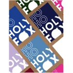 VEROIKON Weihnachts-Postkarten-Set Holy Fox in verschiedenen Farbvarianten