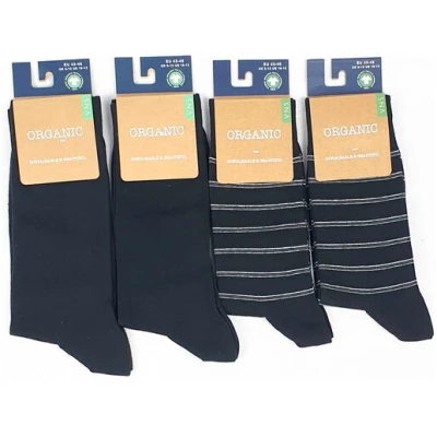 VNS Organic Socks GOTS zertifizierte Biobaumwolle Socken in "4er Pack"