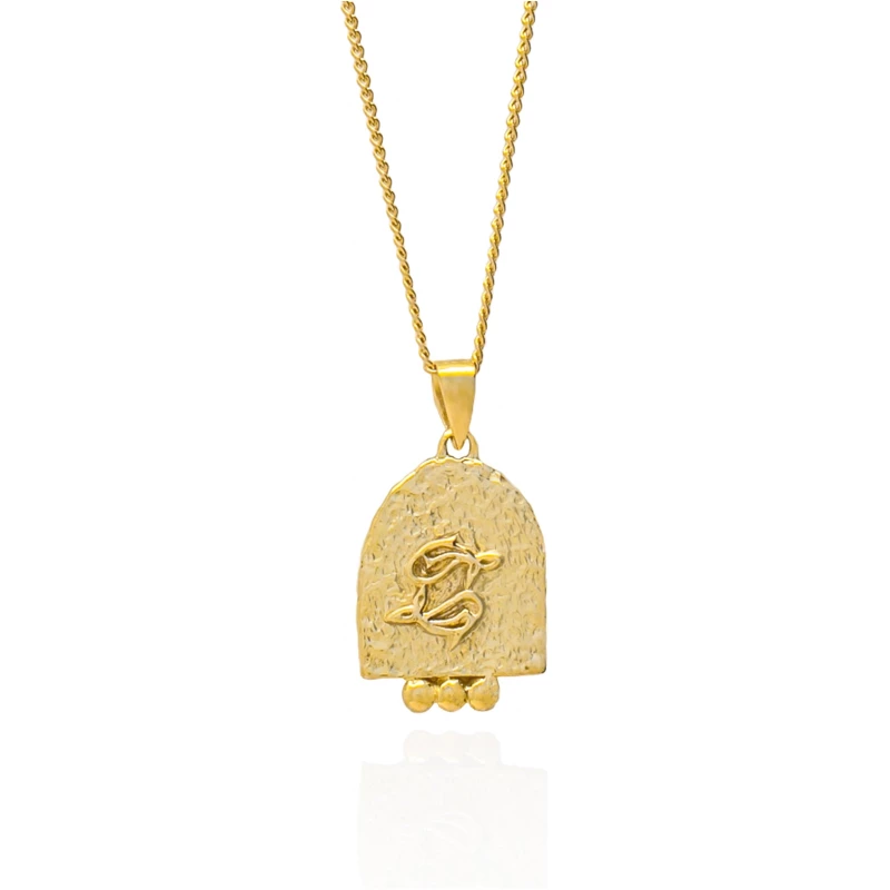 Zodiac Necklace Pisces - Gold