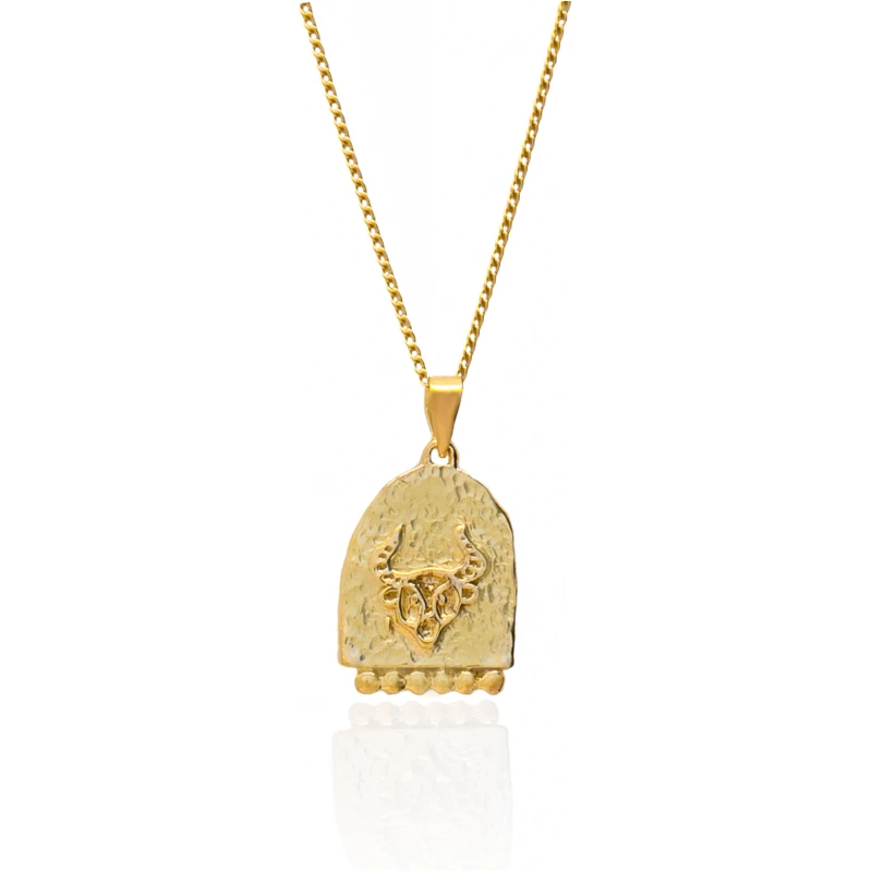 Zodiac Necklace Taurus - Gold
