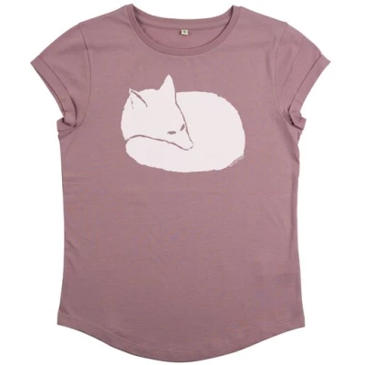 ilovemixtapes Frauen T-Shirt mit Fuchs aus Bio-Baumwolle Fair Wear