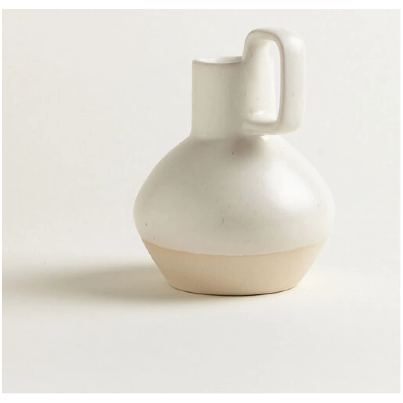 onomao Handgemachte Vase 'Eusébio' aus Steinzeug