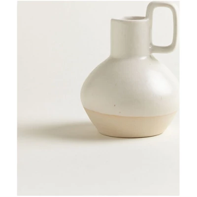 onomao Handgemachte Vase 'Eusébio' aus Steinzeug