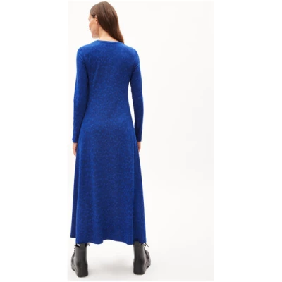 ARMEDANGELS AZURAA MILLES FLEURS - Damen Jerseykleid Slim Fit aus Bio-Baumwoll Mix