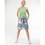 Alma & Lovis Printrock in A-Linie aus Bio-Baumwolle | Aquarell Skirt