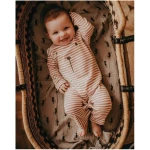 Baby Langarm Strampler *Terracotta* Bio Baumwolle | Turtledove London