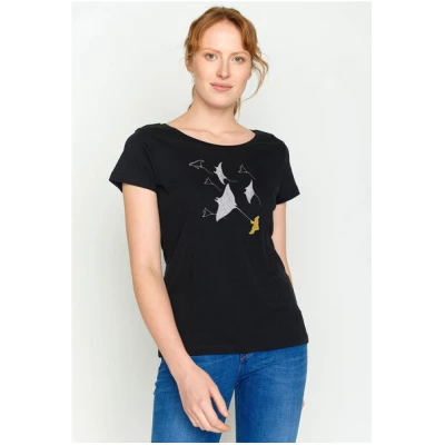 GREENBOMB Lifestyle Kyte Fly Loves - T-Shirt für Damen