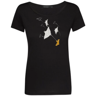 GREENBOMB Lifestyle Kyte Fly Loves - T-Shirt für Damen