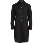 KnowledgeCotton Apparel Leinen- Hemdkleid - Classic linen dress - GOTS/Vegan