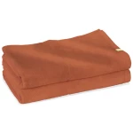 Kushel Towels 2x Bath Sheet - Saunatuch aus Biobaumwolle und Holzfaser