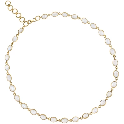 Luna Moonstone Gold Chain Necklace