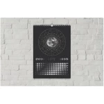 Mondkalender - Wandkalender A3, A4 - schwarz // ShellyCreates